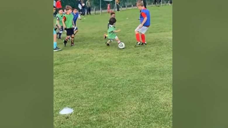 Cel mai tânăr fotbalist al echipei Arsenal are abia 4 ani