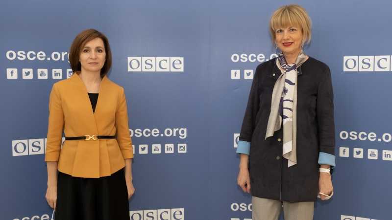 Maia Sandu: Republica Moldova va colabora în continuare cu OSCE