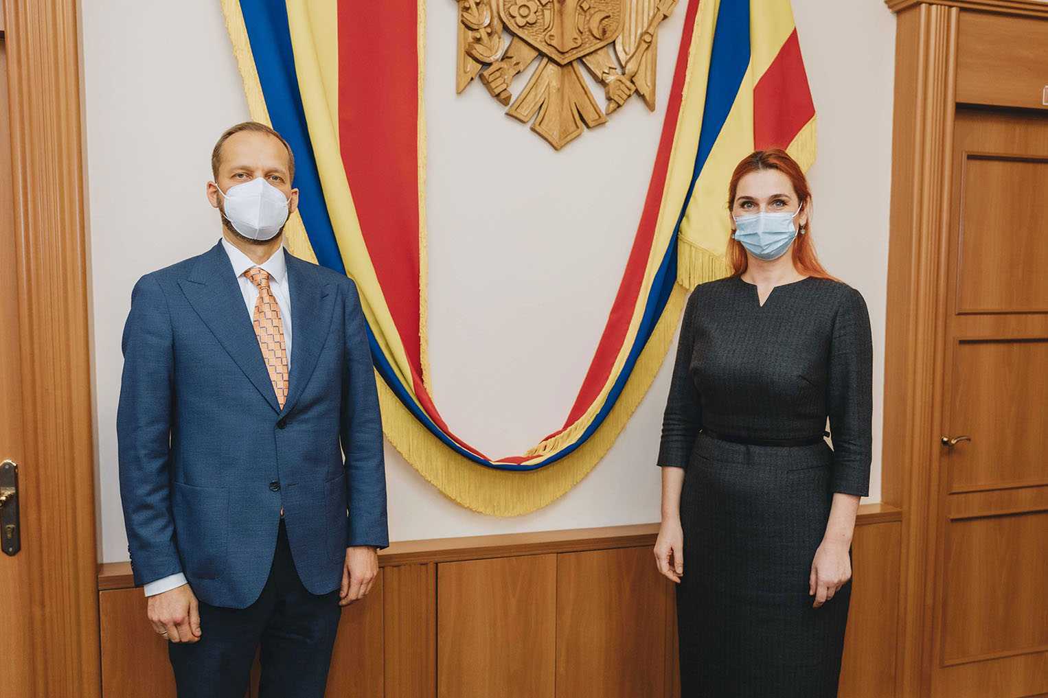 Ana Revenco a avut o întrevedere cu șeful Delegației UE în Republica Moldova