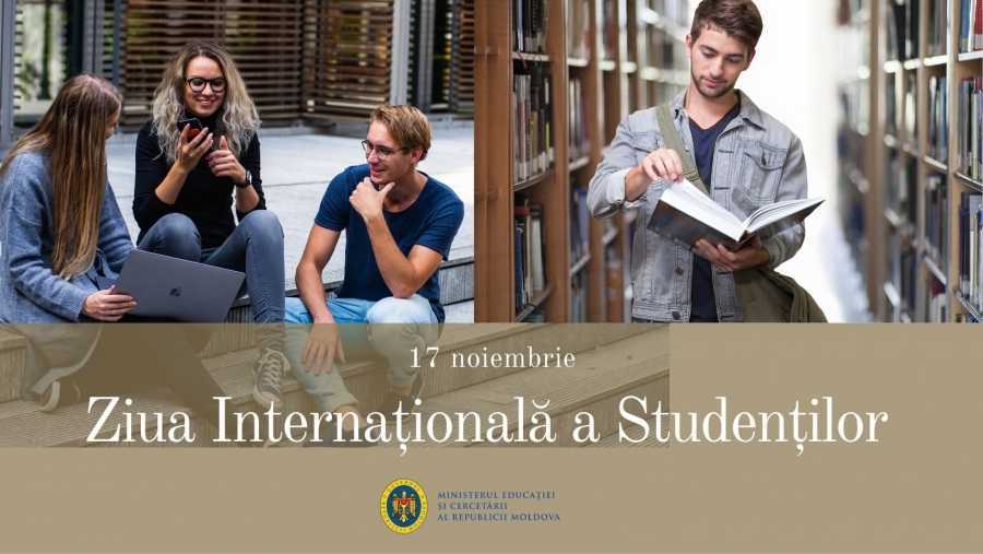 Mesajul ministrului Educației și Cercetării cu prilejul Zilei Internaționale a Studenților