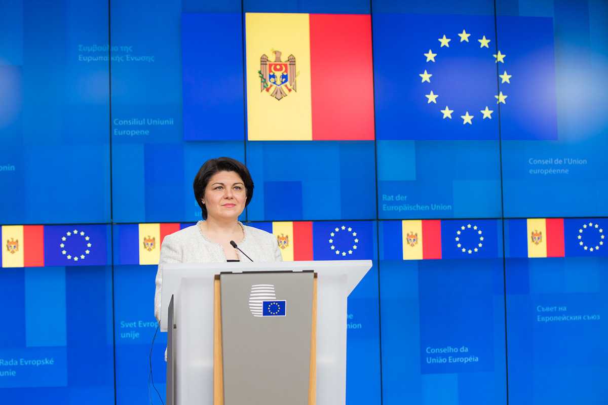 Prim-ministrul Natalia Gavrilița efectuează o vizită oficială la Bruxelles