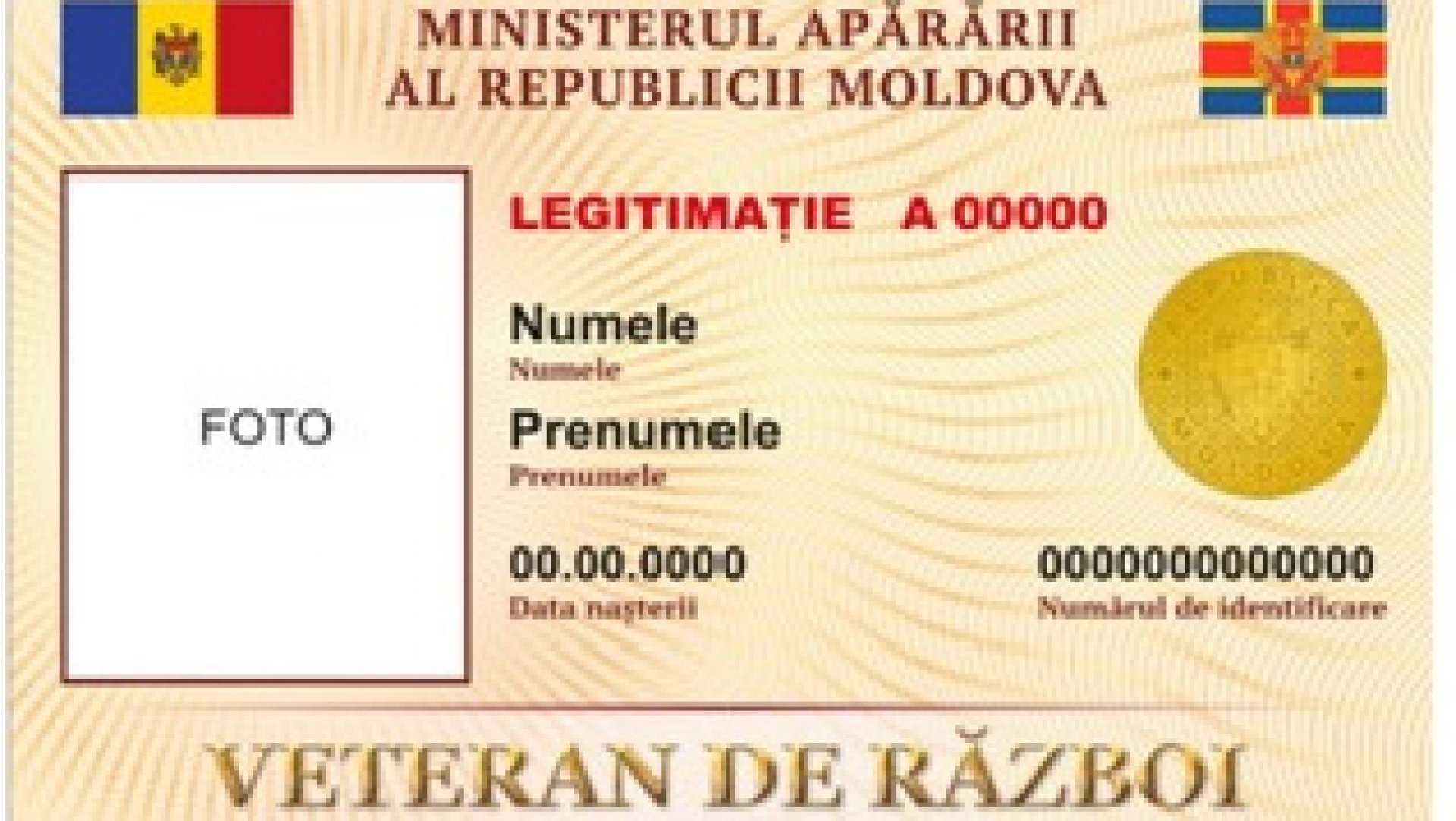 Termenul de schimbare a legitimațiilor de model vechi pentru veteranii de război va fi prelungit