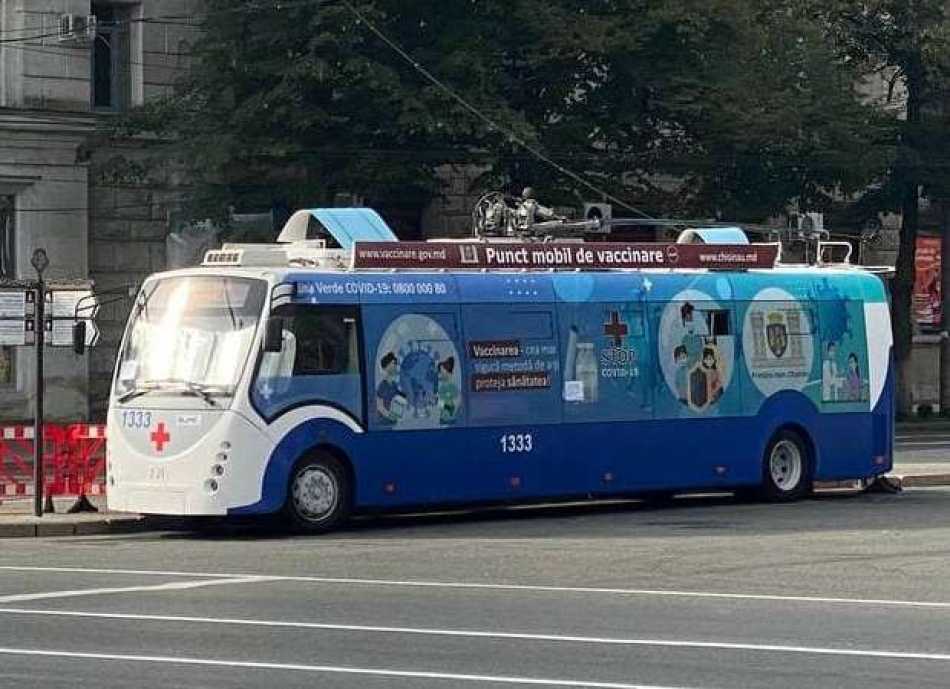 Chișinău: Unde vor staționa azi cele două puncte mobile de vaccinare