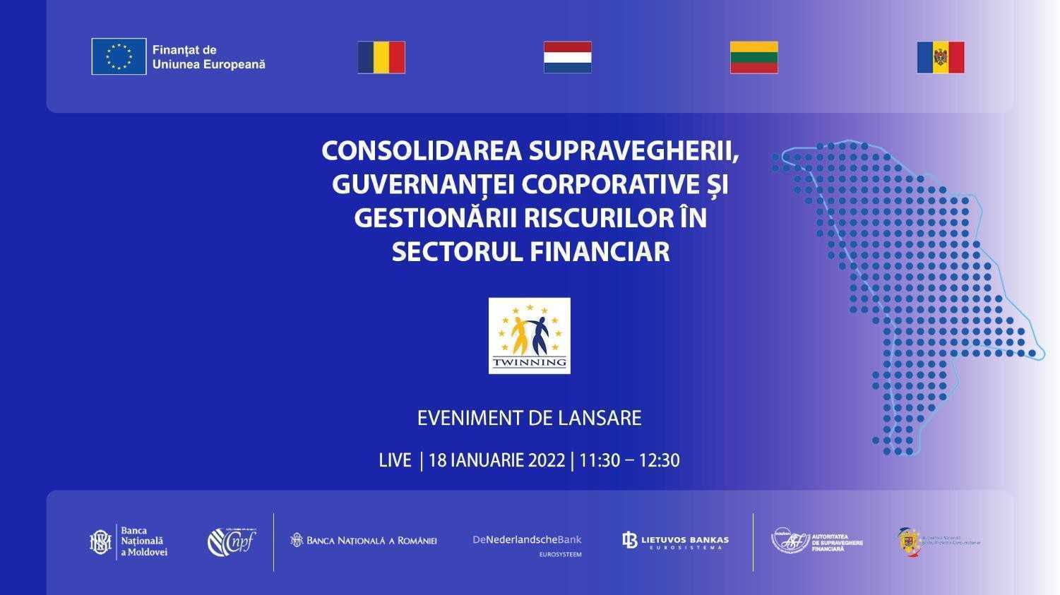 Proiect pentru gestionarea riscurilor în sectorul financiar, lansat la Chișinău