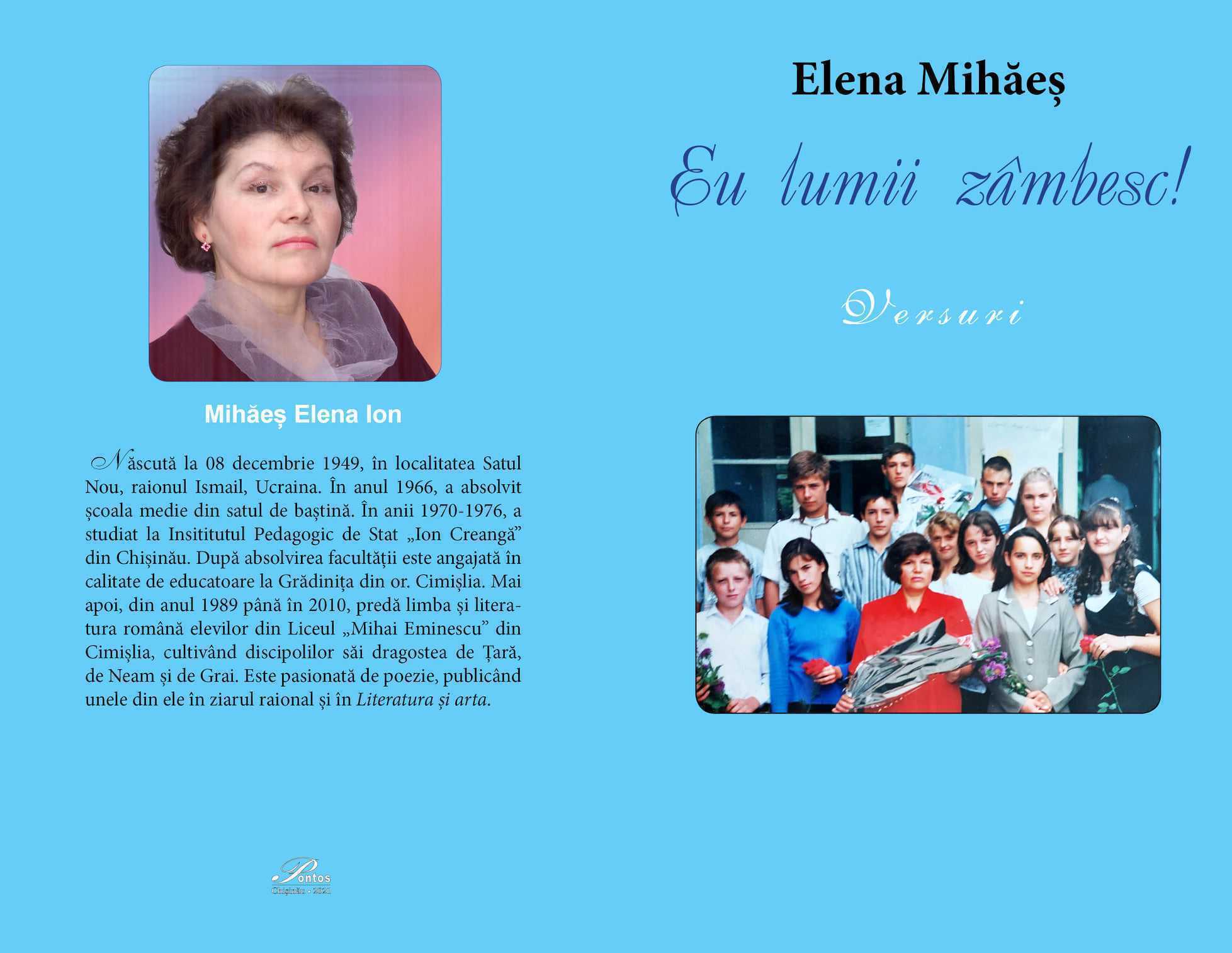 „Eu lumii zâmbesc”. A fost lansată cartea de versuri a Elenei Mihăeș / VIDEO