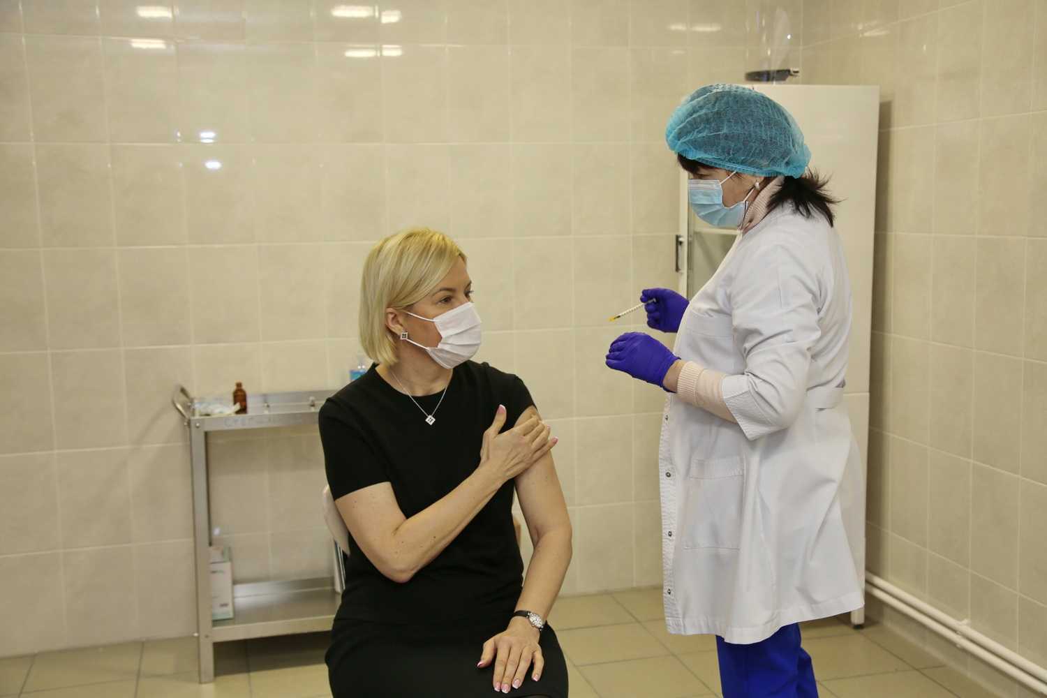 Irina Vlah s-a vaccinat cu Pfizer, la doza booster