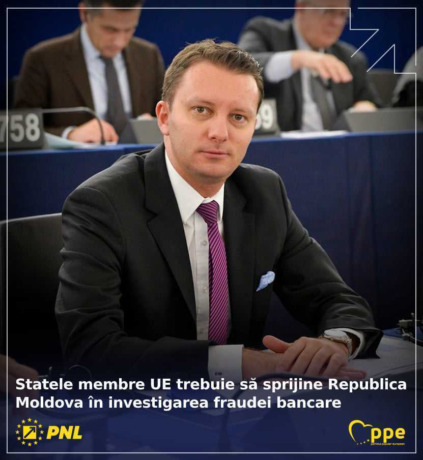 Siegfried Mureșan: Statele membre UE trebuie să sprijine R.Moldova în investigarea fraudei bancare
