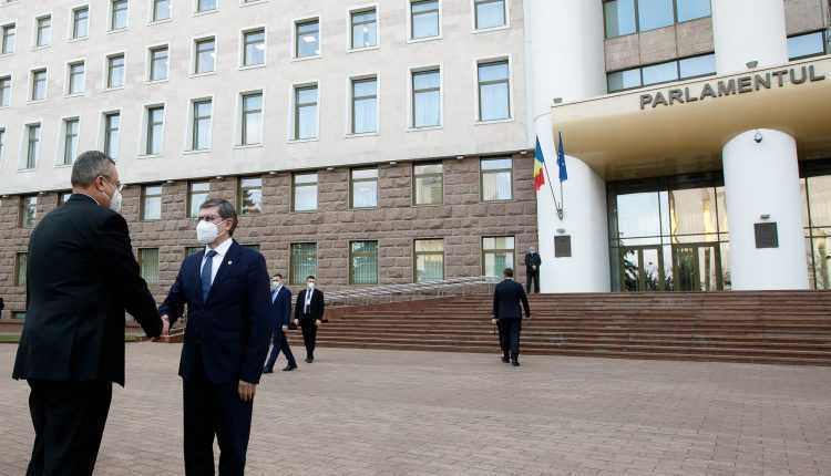 Igor Grosu, la întrevederea cu Prim-ministrul României, Nicolae-Ionel Ciucă: ”Este un eveniment istoric”