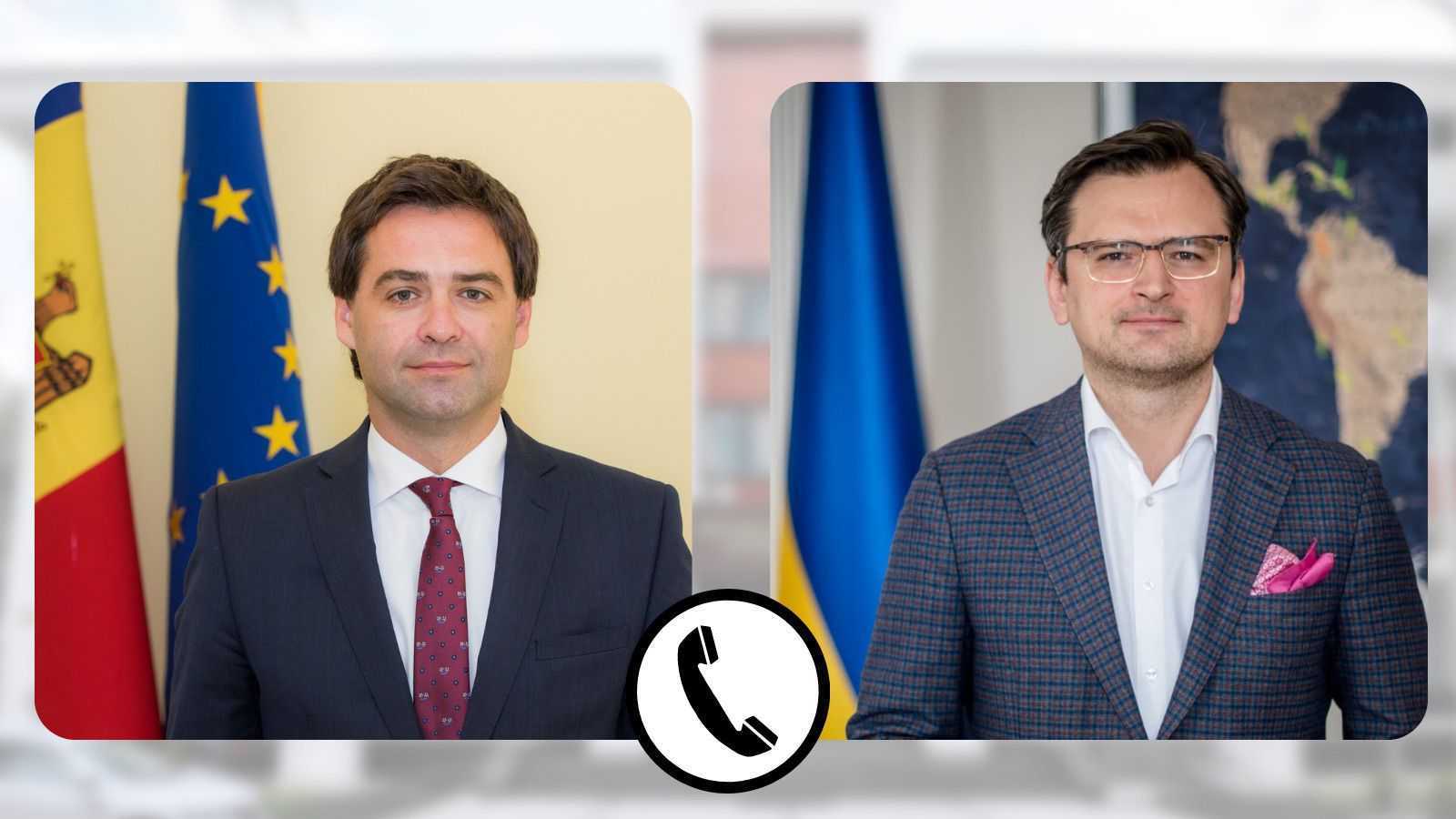 Convorbirea telefonică a ministrului Nicu Popescu cu omologul ucrainean Dmytro Kuleba
