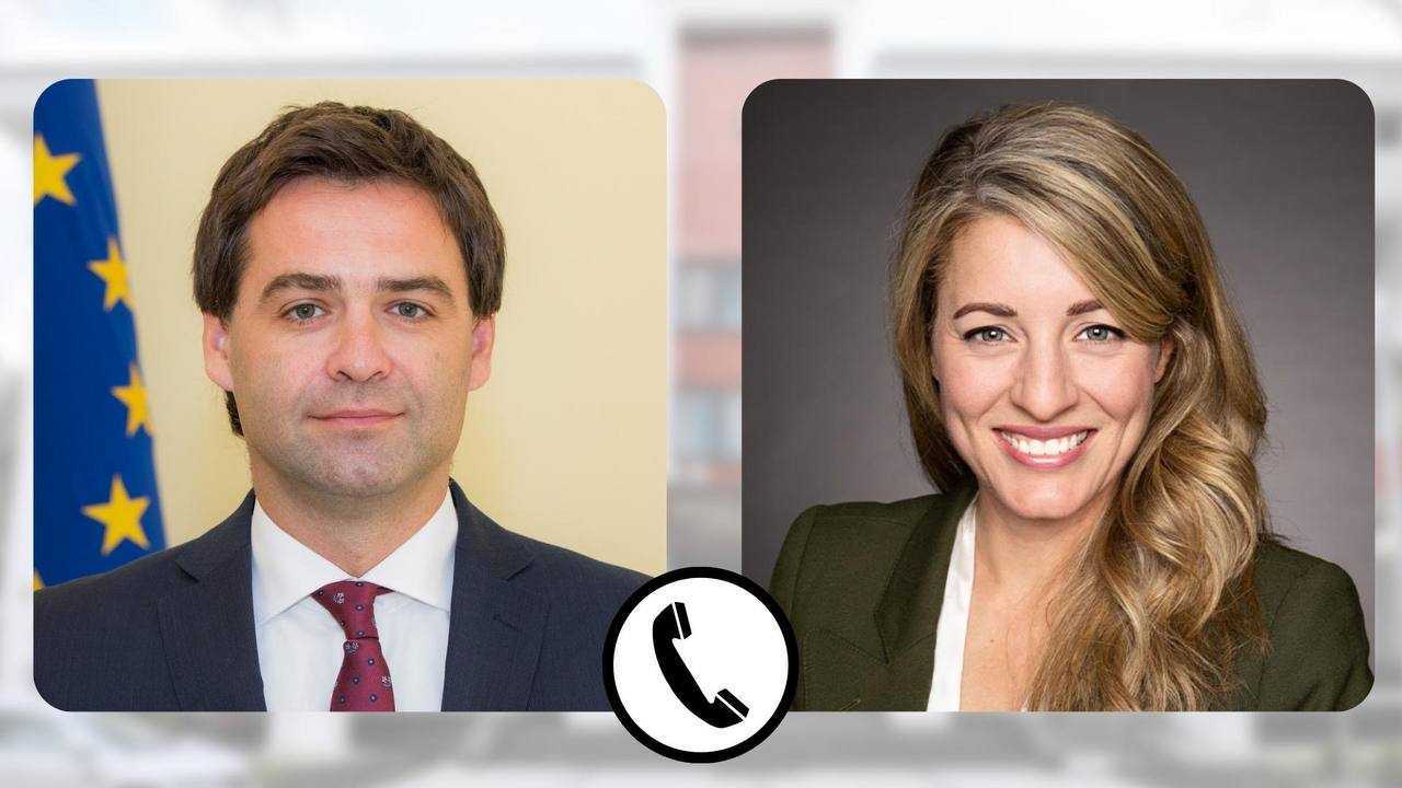 Nicu Popescu a discutat cu șefa diplomației canadiene, Mélanie Joly