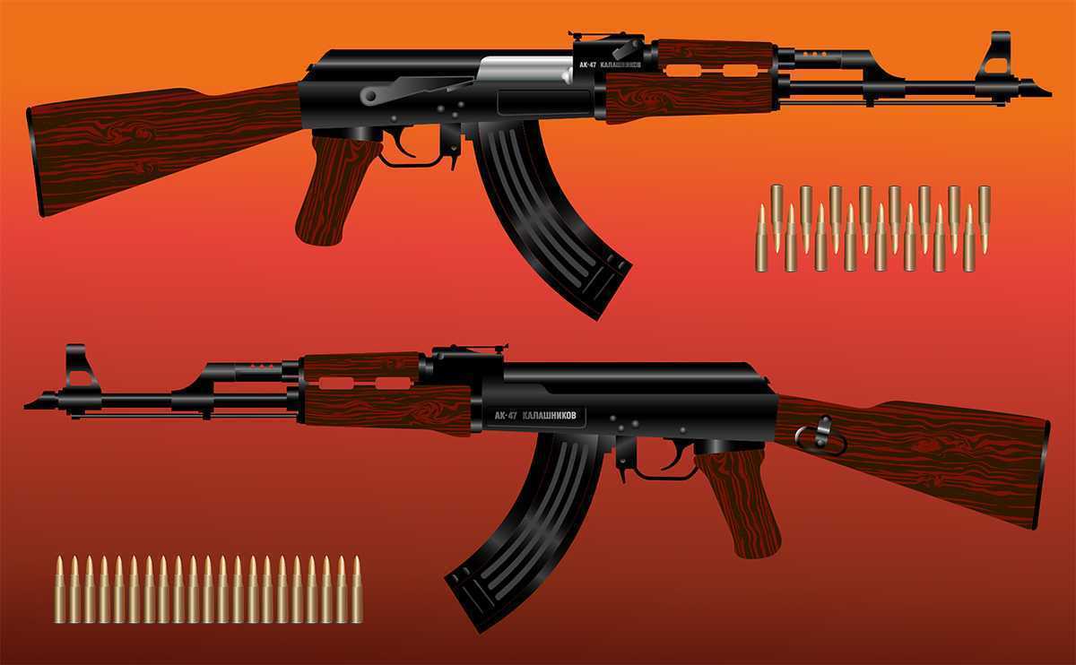 Percheziții și muniție pentru arma de asalt ”Kalașnikov”