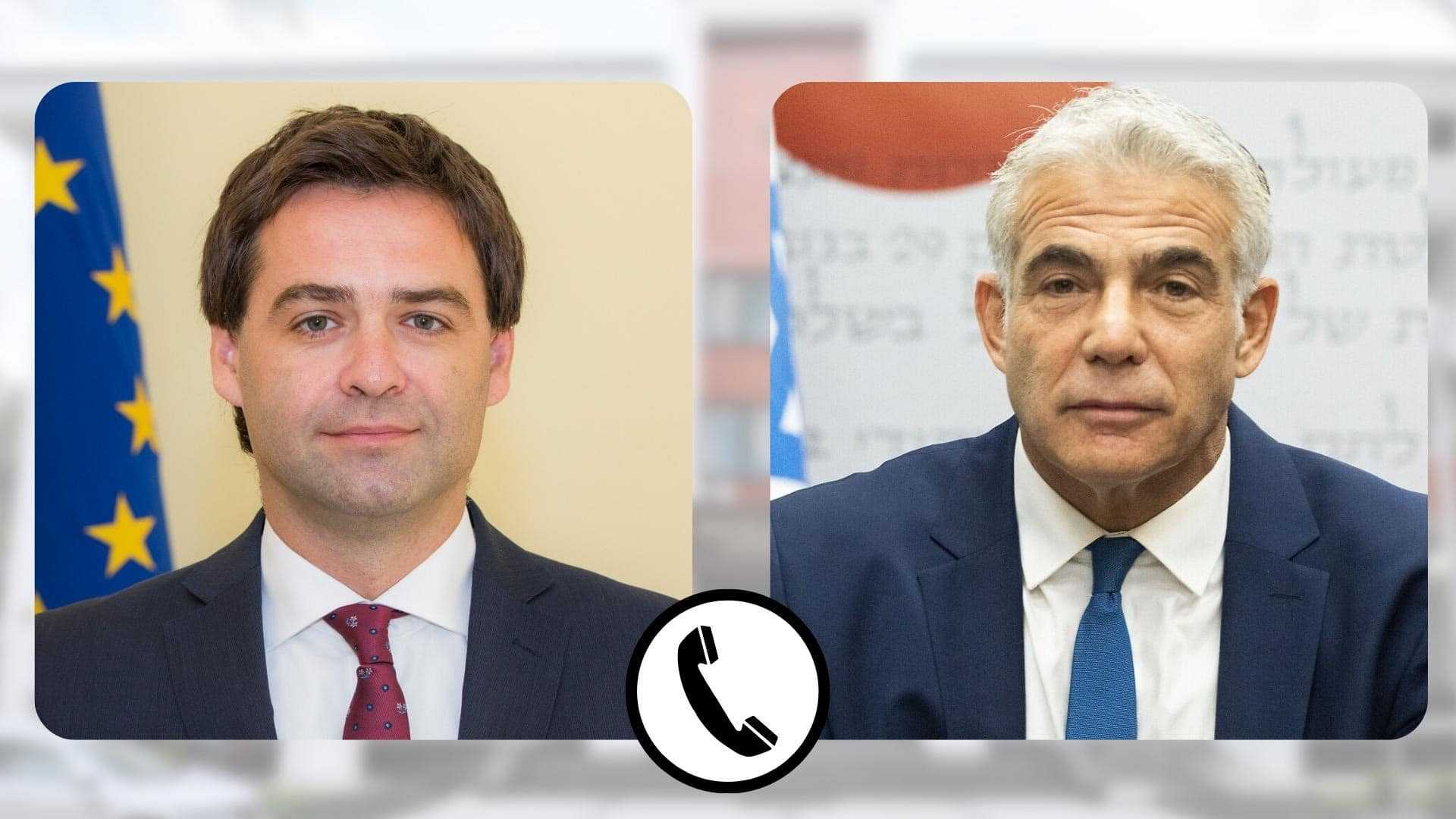 Nicu Popescu a discutat cu ministrul afacerilor externe al Statului Israel, Yair Lapid