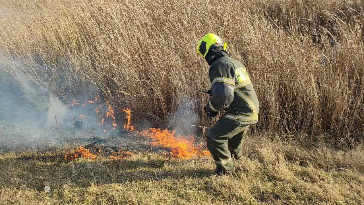 Peste 1000 ha de vegetație uscată au fost stinse de pompieri în ultimele 24 de ore