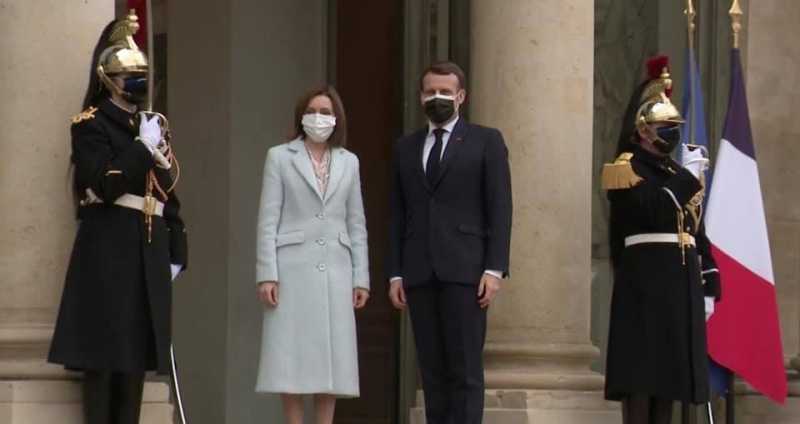 Maia Sandu a discutat despre situația curentă din regiune cu Emmanuel Macron