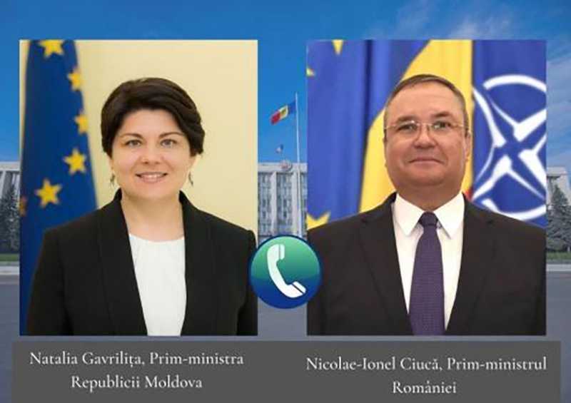 Natalia Gavrilița a avut o convorbire telefonică cu Nicolae-Ionel Ciucă, prim-ministrul României