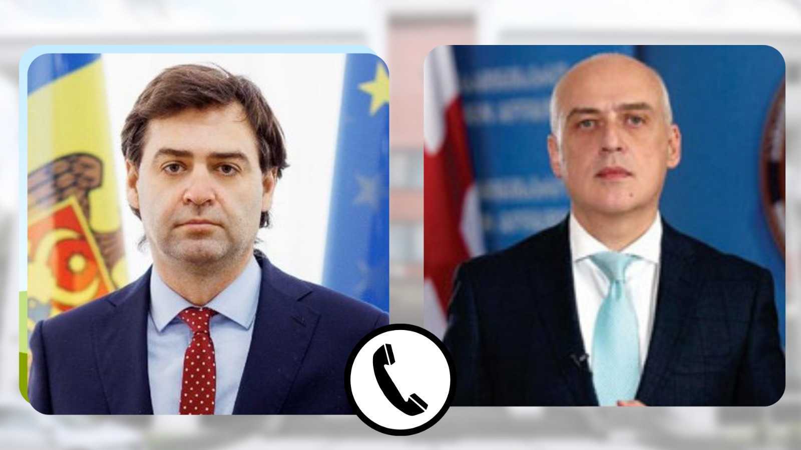 Convorbirea telefonică a vicepremierului Nicu Popescu cu omologul georgian David Zalkaliani