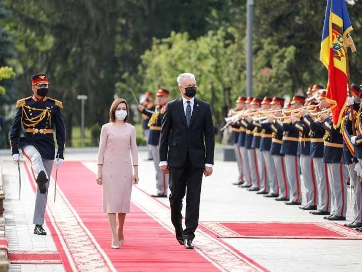 Președinta Maia Sandu a discutat cu Președintele Lituaniei, Gitanas Nauseda