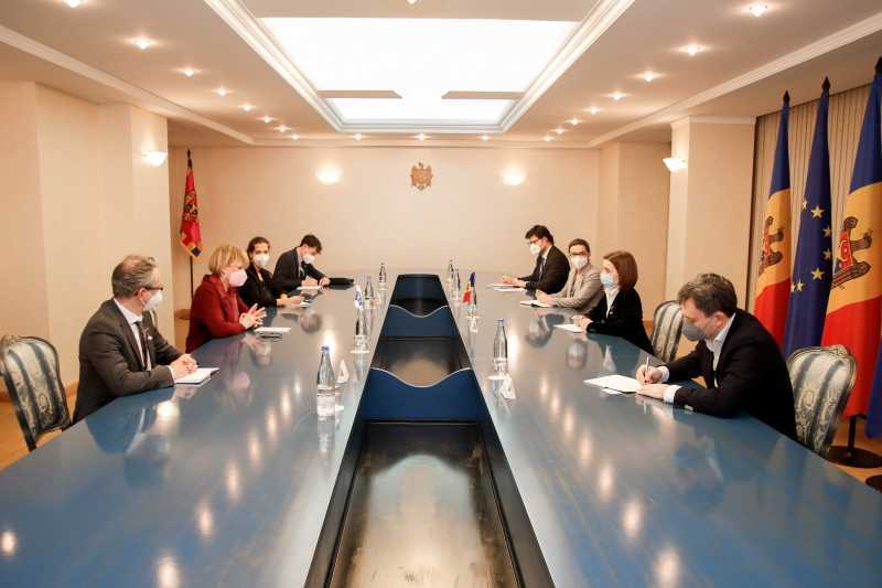 Președinta Maia Sandu s-a întâlnit cu Secretarul General al OSCE, Helga Schmid