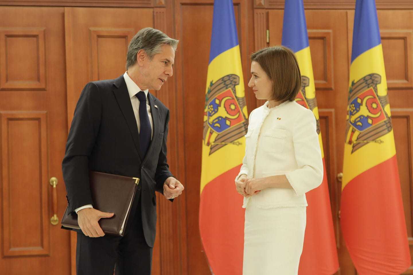 Ce au declarat Maia Sandu și Antony Blinken, la conferința de presă comună