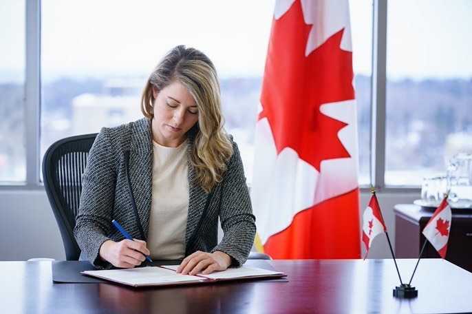 Președinta Maia Sandu a discutat cu ministra de Externe a Canadei, Mélanie Joly
