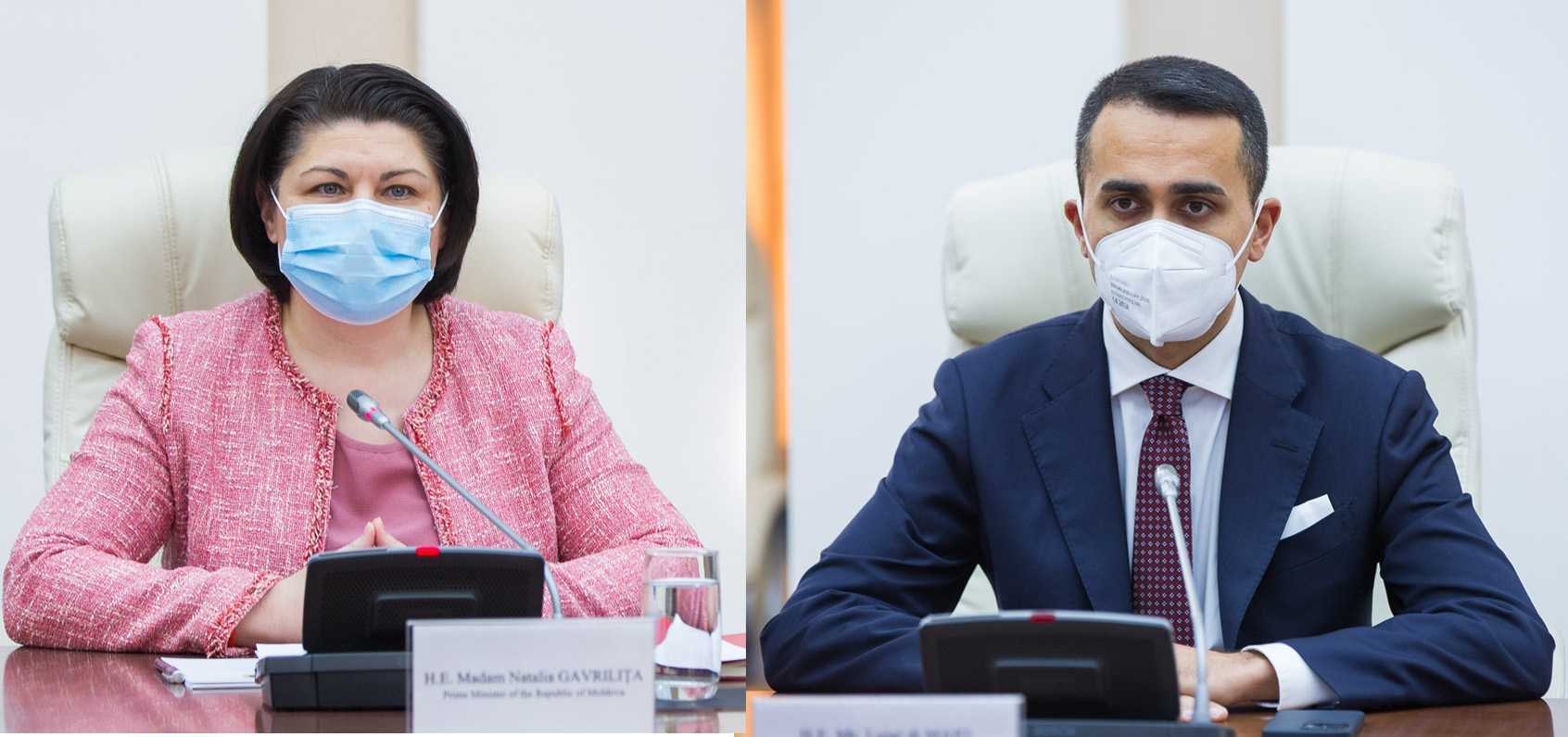 Natalia Gavrilița a avut o întrevedere cu șeful diplomației italiene, Luigi di Maio