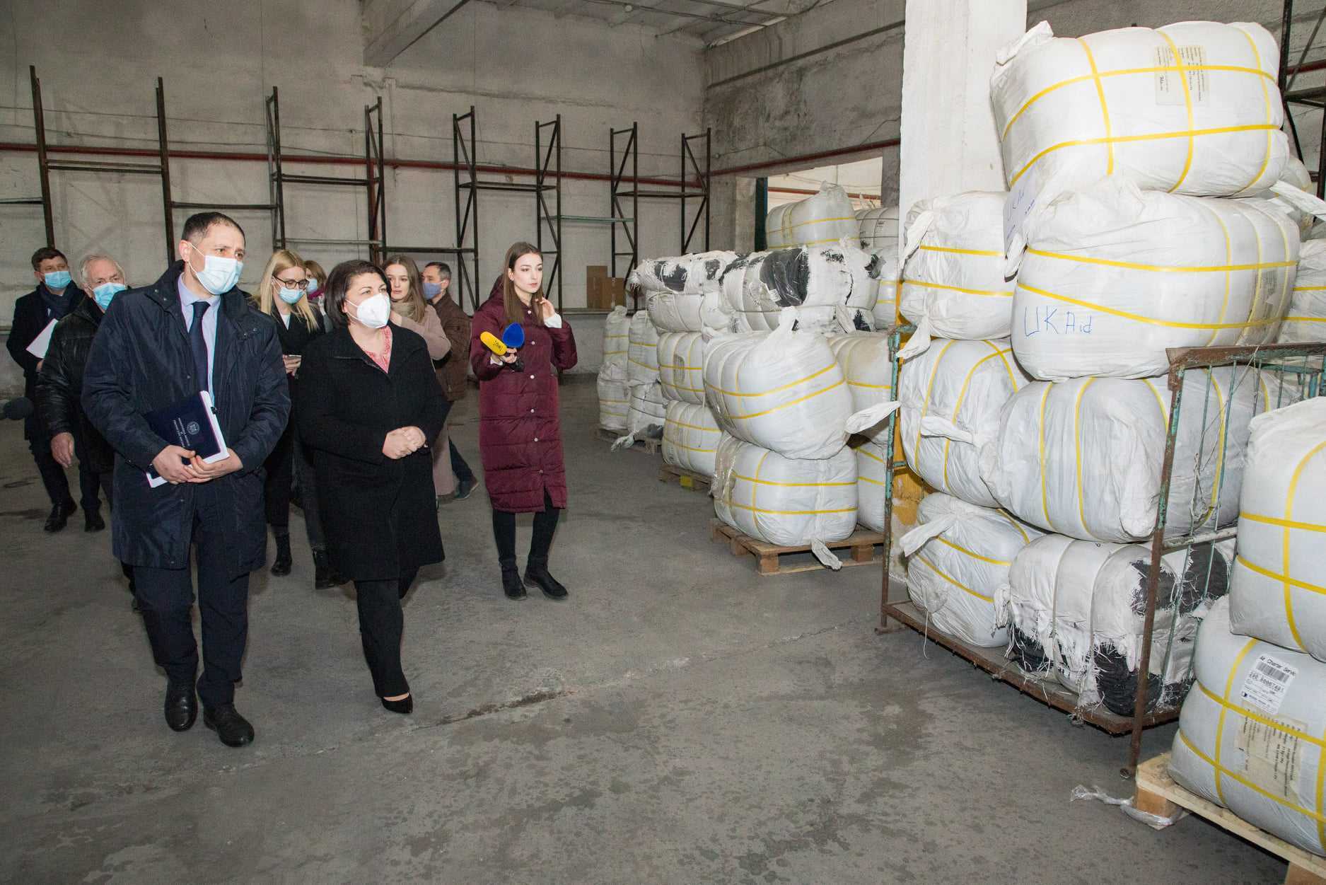 Natalia Gavrilița a vizitat depozitul pentru ajutoare umanitare din Vatra