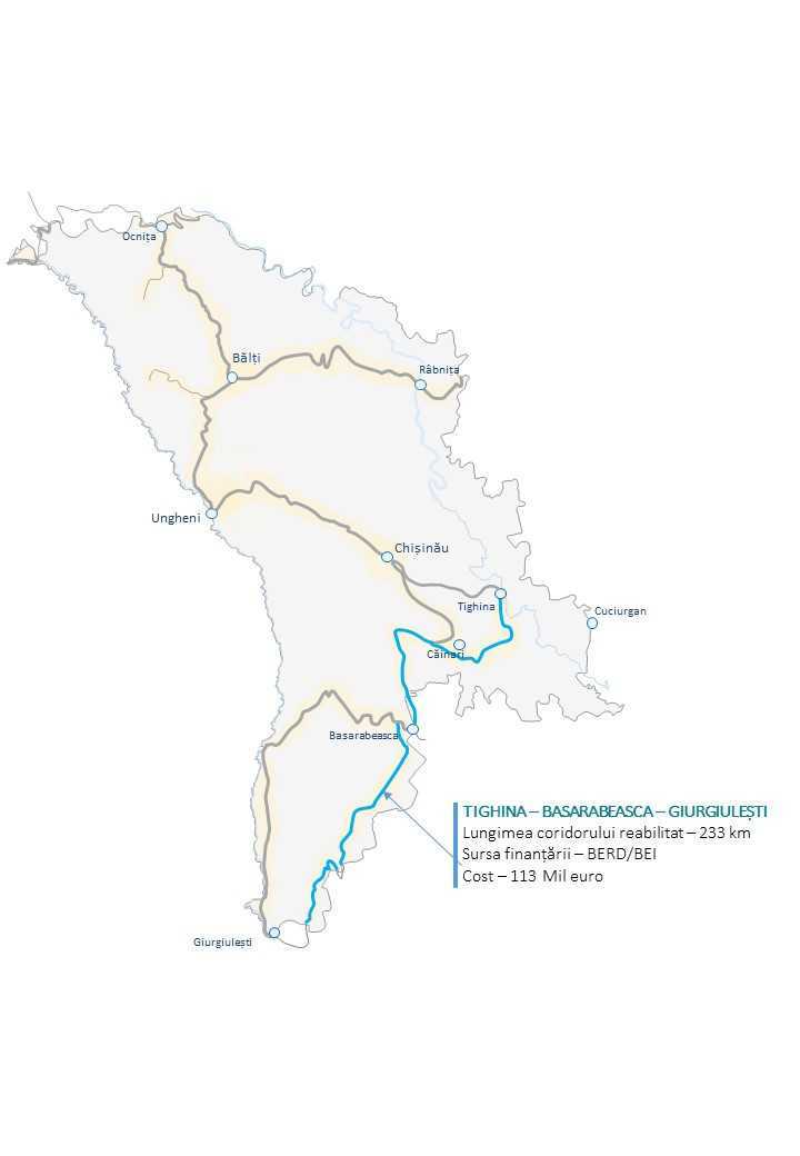 Va fi  modernizată calea ferată pe tronsonul Bender-Căușeni-Basarabeasca-Etulia-Giurgiulești