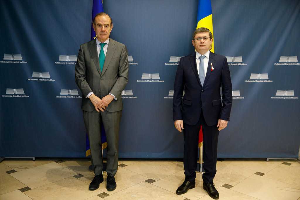 Igor Grosu s-a întâlnit cu Directorul Politic al Serviciului European de Acțiune Externă, Enrique Mora