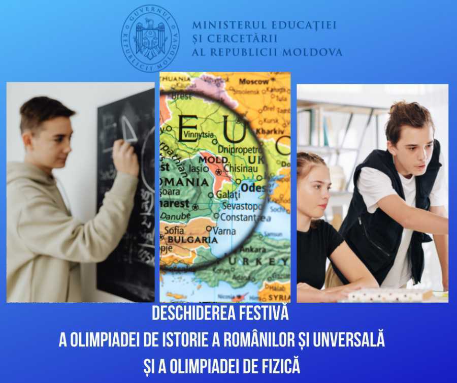 Deschiderea festivă a Olimpiadelor Republicane de Istorie și Fizică