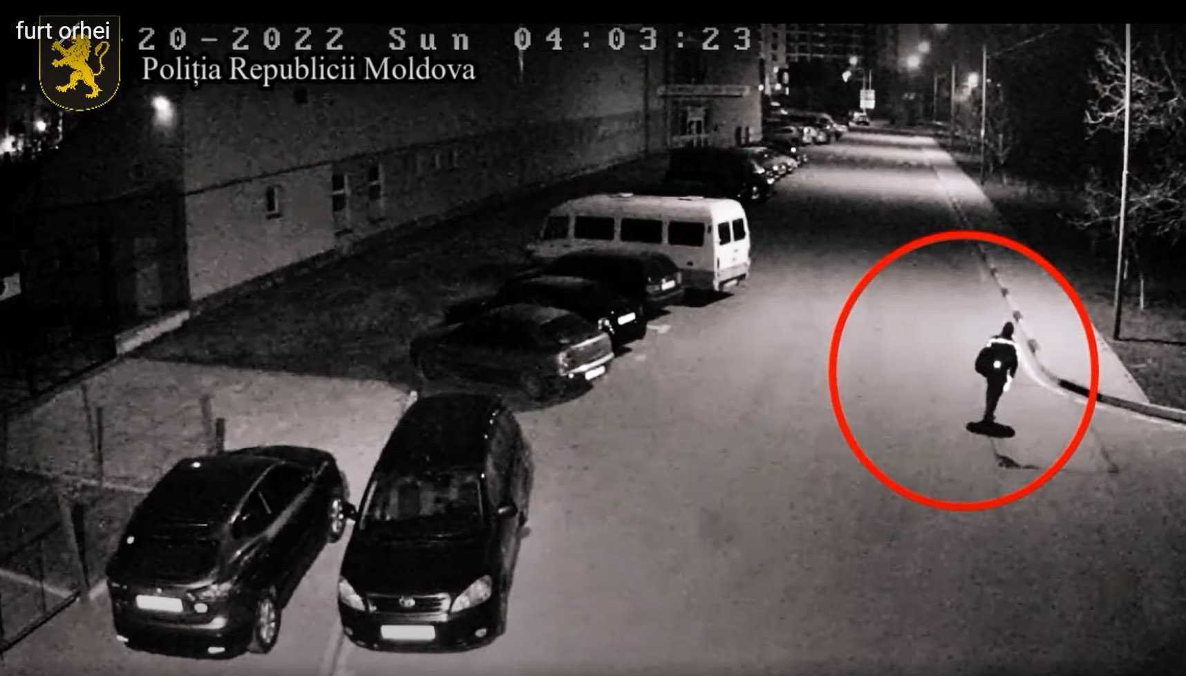 Reținut de polițiștii din Orhei, după ce a furat din două magazine / VIDEO