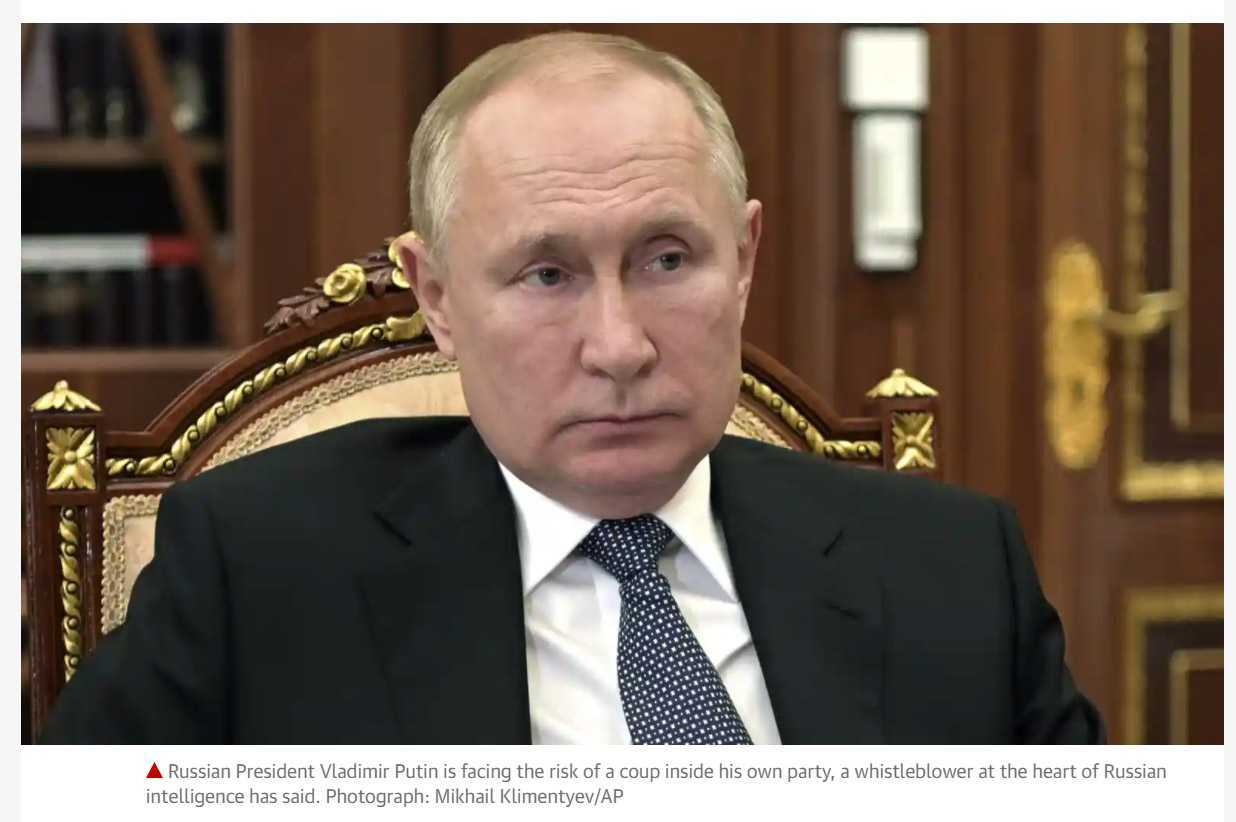 Vladimir Putin, țintă a unei eventuale lovituri de stat