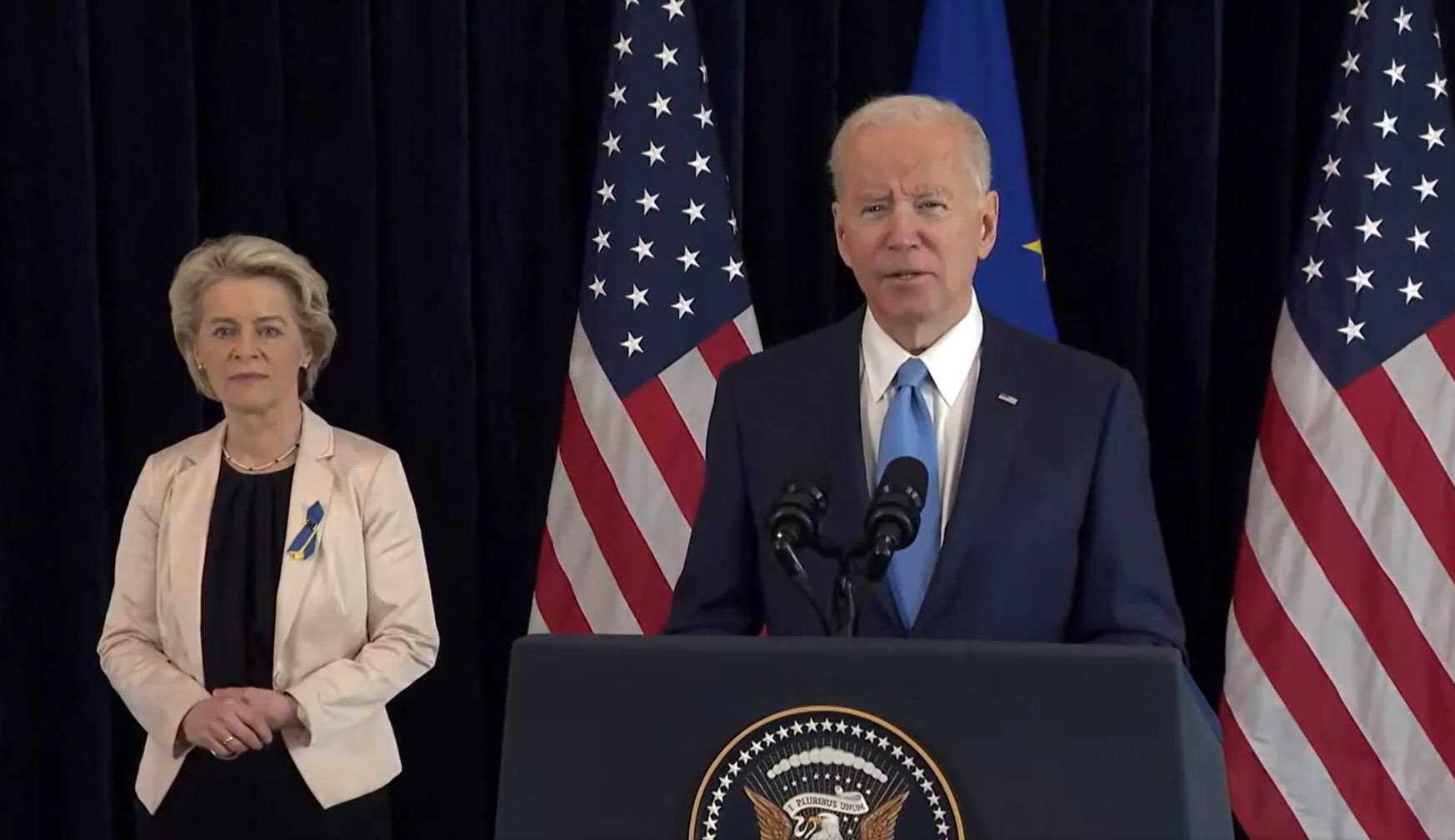 BREAKING: Acord istoric între UE și SUA, pentru reducerea dependenței Europei de gazul rusesc