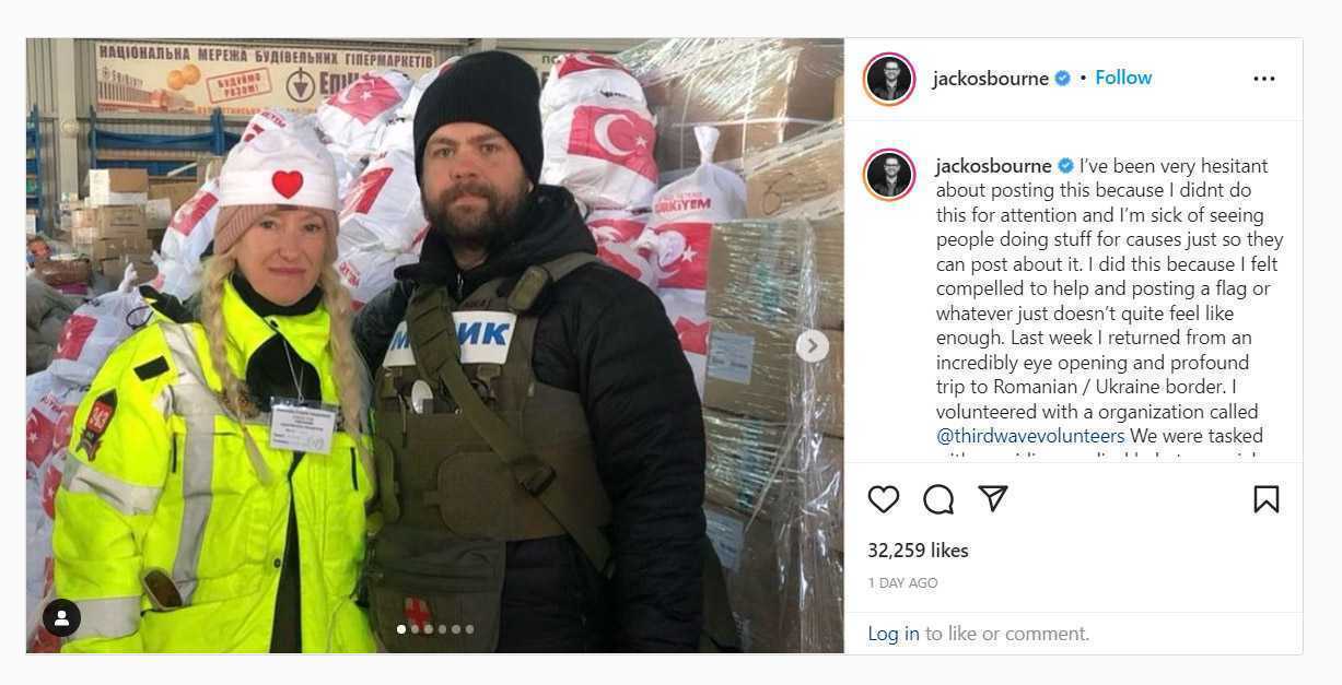 Fiul celebrului rocker Ozzy Osbourne a lucrat ca voluntar la granița româno-ucraineană