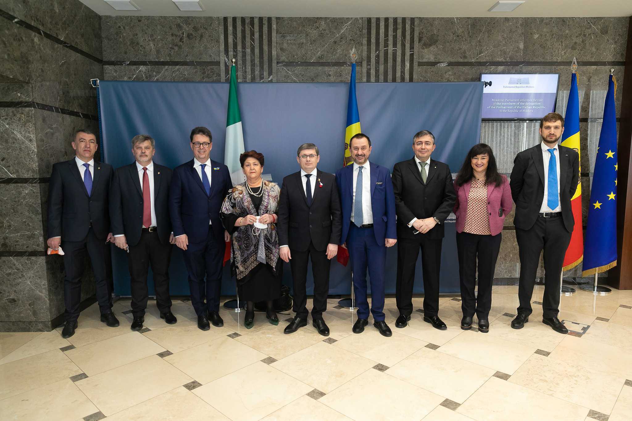 Președintele Parlamentului Igor Grosu s-a întâlnit cu un grup de parlamentari italieni