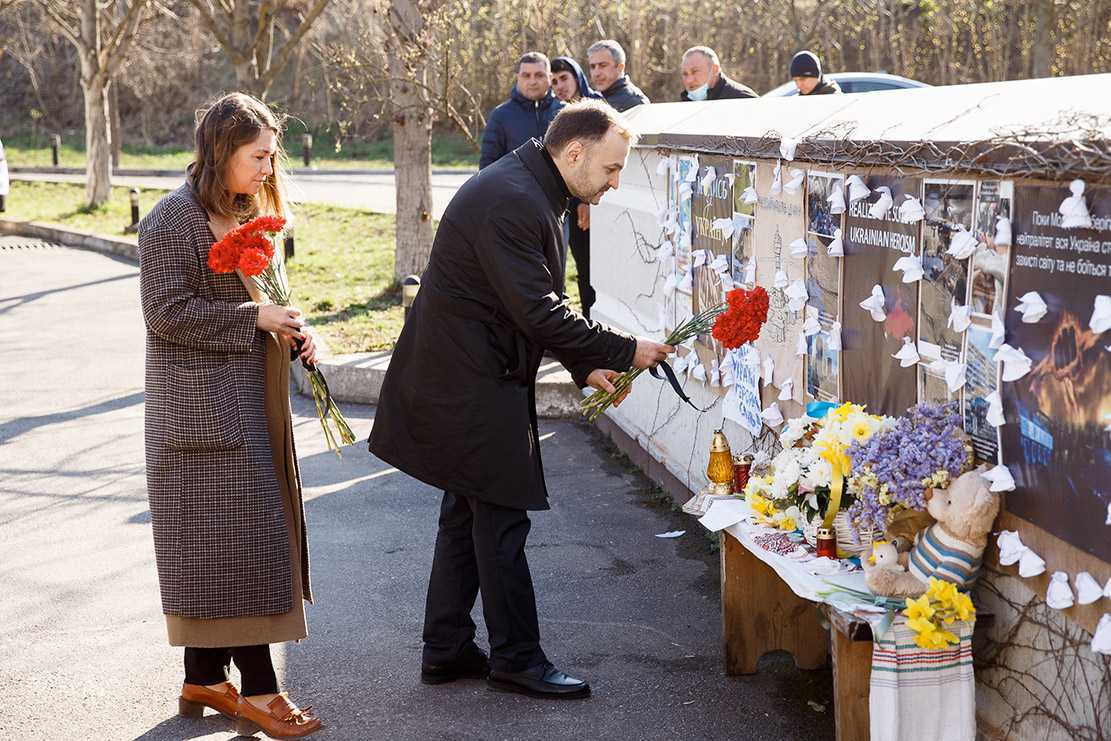 Ruslan Bolbocean a participat la comemorarea tuturor victimelor războiului din Ucraina