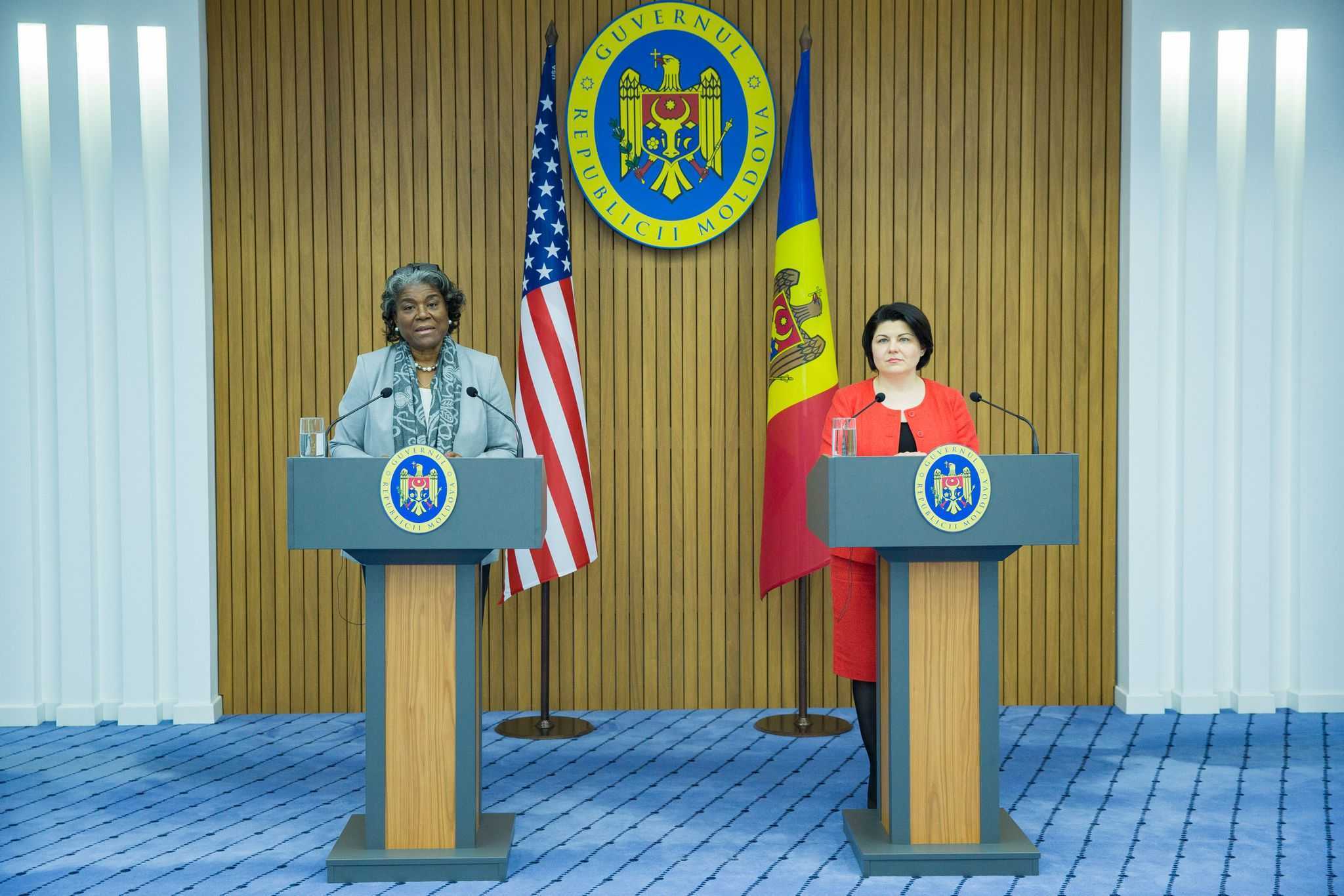 Prim-ministra Natalia Gavrilița s-a întâlnit cu ambasadoarea SUA la ONU, Linda Thomas-Greenfield