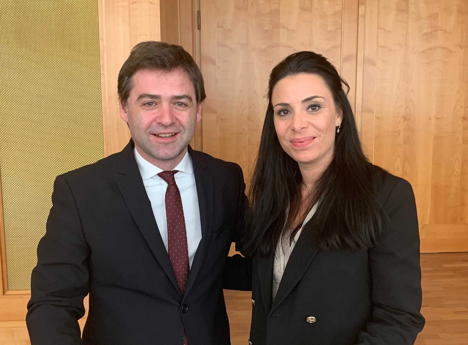 Nicu Popescu, întrevedere cu ministra afacerilor externe, educației și sportului a Principatului Liechtenstein