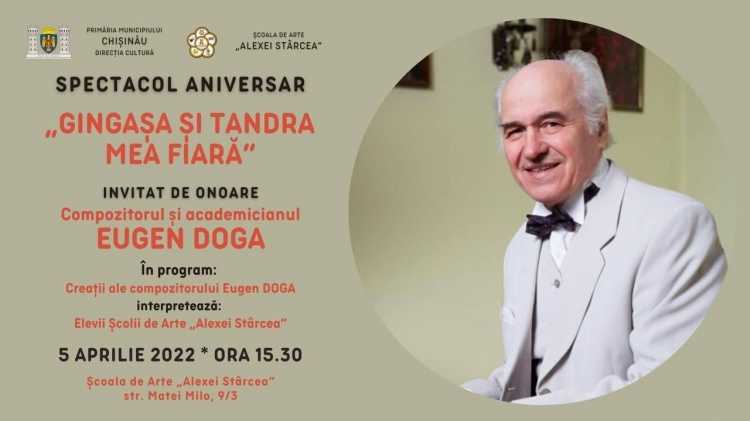 Anul cultural Eugen Doga: Primăria Chișinău a aprobat calendarul evenimentelor dedicate