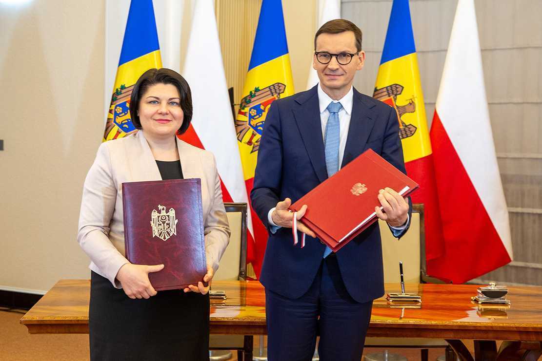 Natalia Gavrilița s-a întâlnit cu premierul polonez, Mateusz Morawiecki