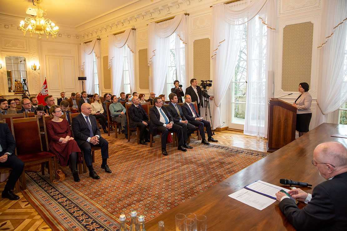 Natalia Gavrilița a ținut prelegeri la Academia din Varșovia și Colegiul Europei