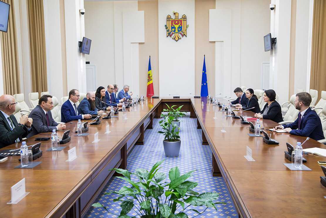 Prim-ministra Natalia Gavrilița, în discuții cu deputații Bundestagului german