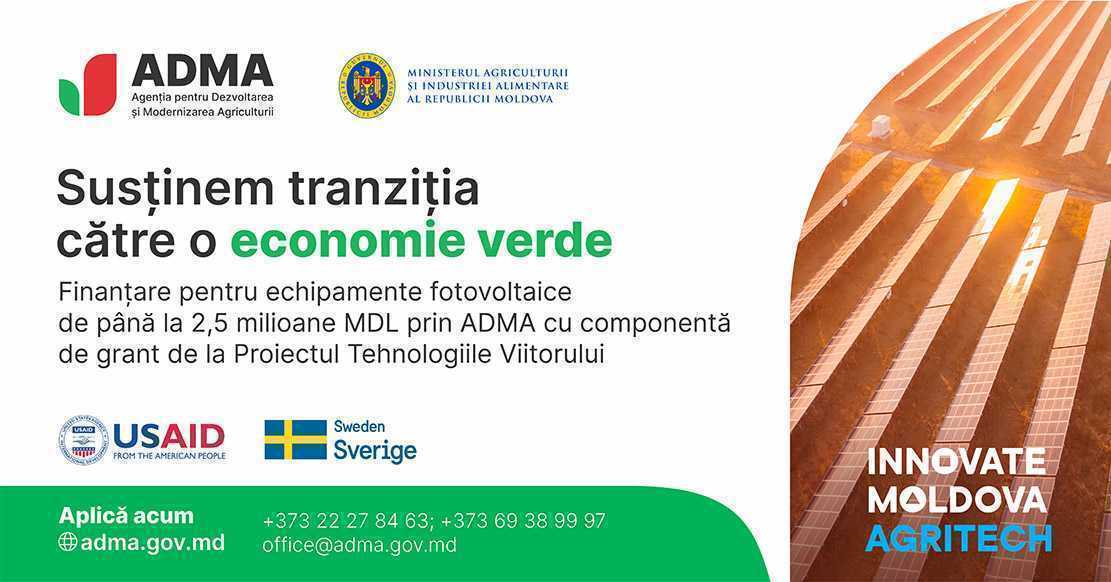 Producătorii agricoli pot achiziţiona panouri fotovoltaice în condiţii avantajoase