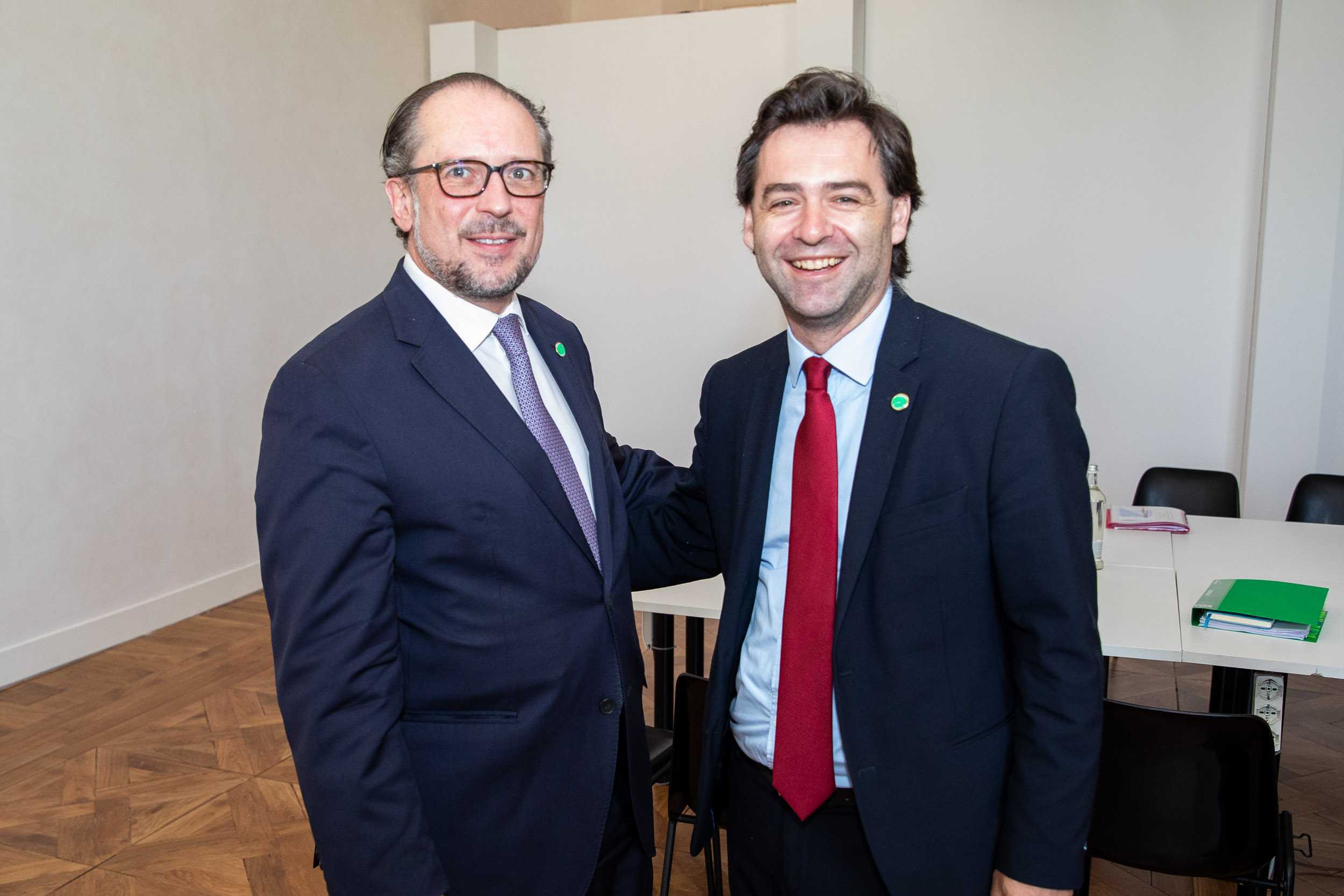 Întrevederea ministrului Nicu Popescu cu omologul austriac, Alexander Schallenberg