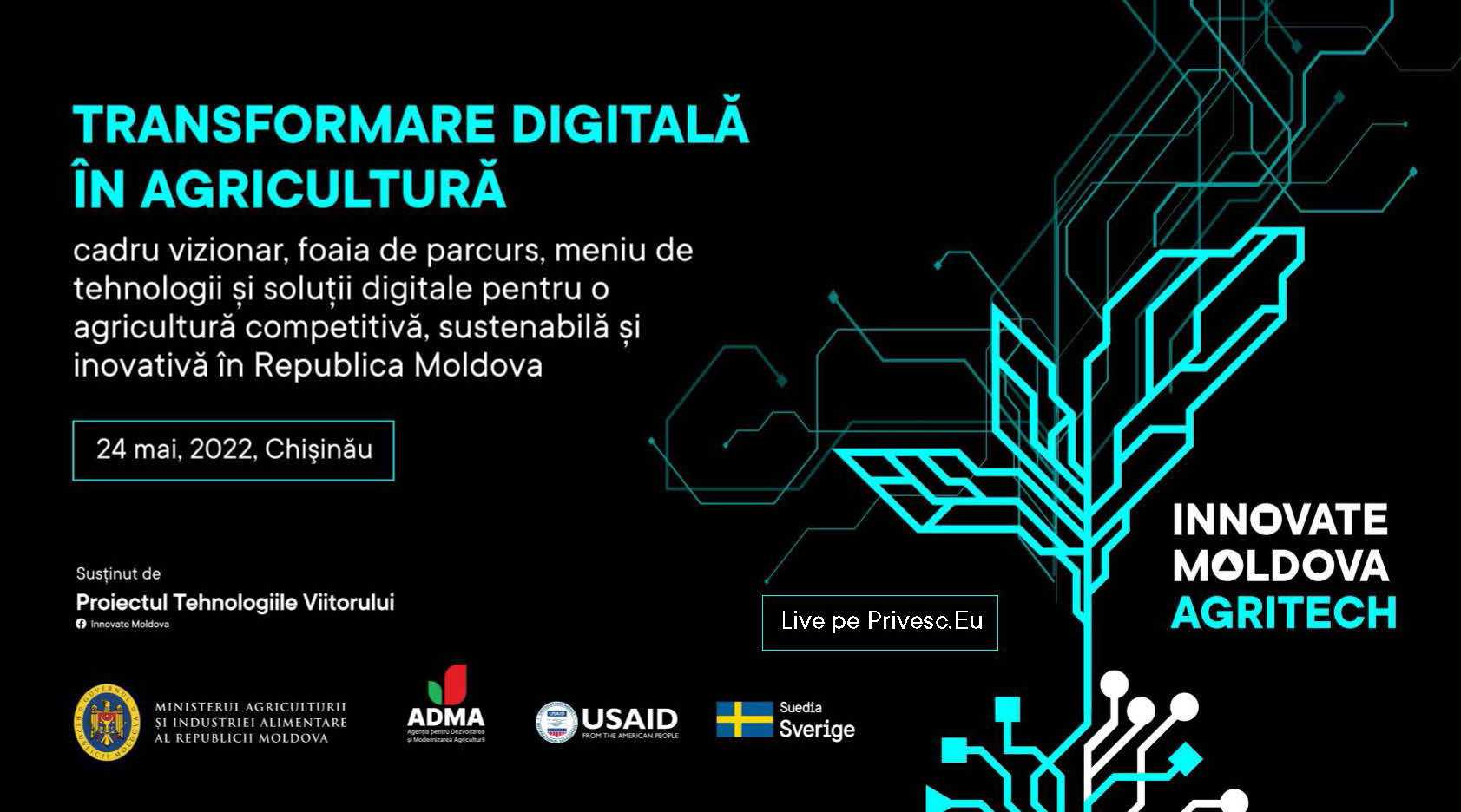 La Chișinău va avea loc o masă rotundă despre transformarea digitală în agricultură