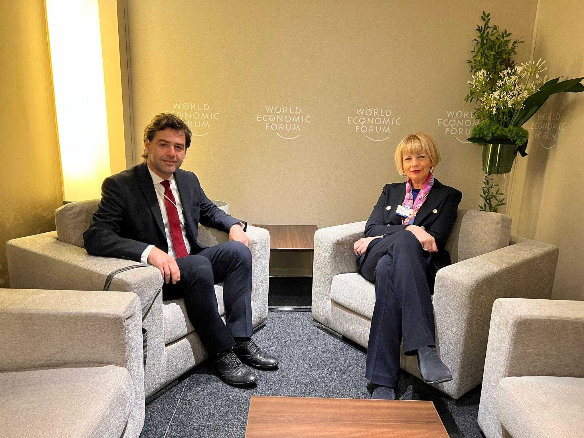 Întrevederea ministrului Nicu Popescu cu secretarul general al OSCE, Helga Maria Schmid