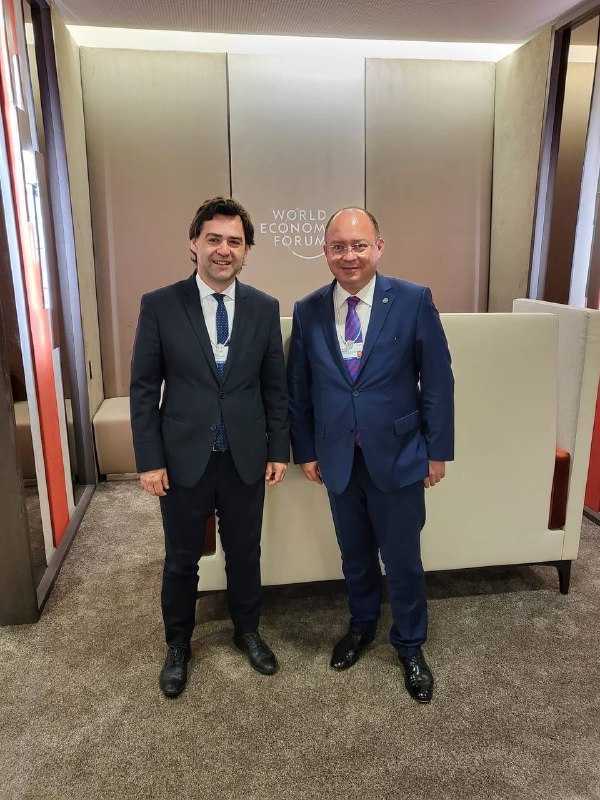 Întrevederea ministrului Nicu Popescu cu omologul român Bogdan Aurescu