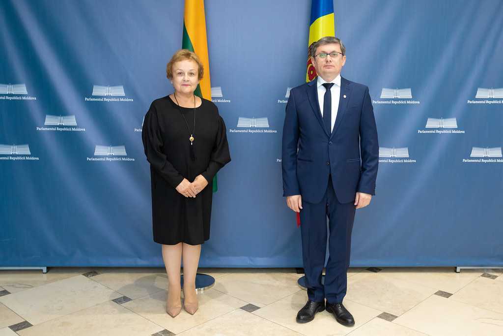 Președintele Parlamentului, Igor Grosu, s-a întâlnit cu o delegație de parlamentari lituanieni