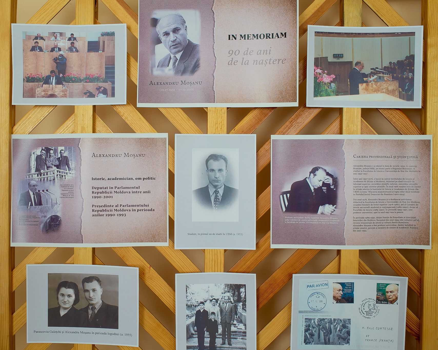 Expoziție comemorativă: 90 de ani de la nașterea lui Alexandru Moșanu