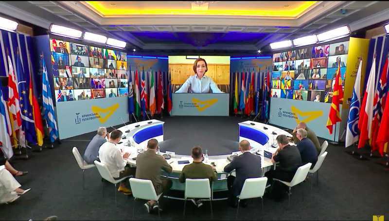 Maia Sandu și-a reafirmat susținerea pentru suveranitatea și integritatea teritorială a Ucrainei
