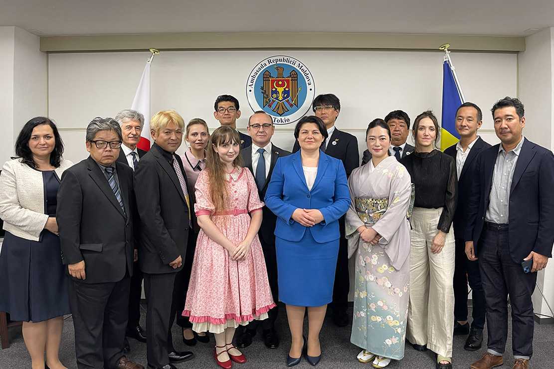 Natalia Gavrilița a discutat, la Tokyo, cu un grup de importatori ai vinurilor moldovenești